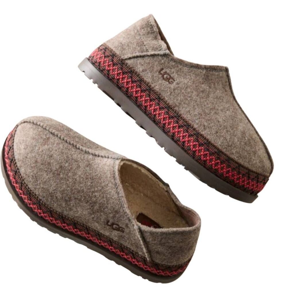UGG Slippers Women's 8 Brown Refelt Tasman Platform Cozy Cabin Winter